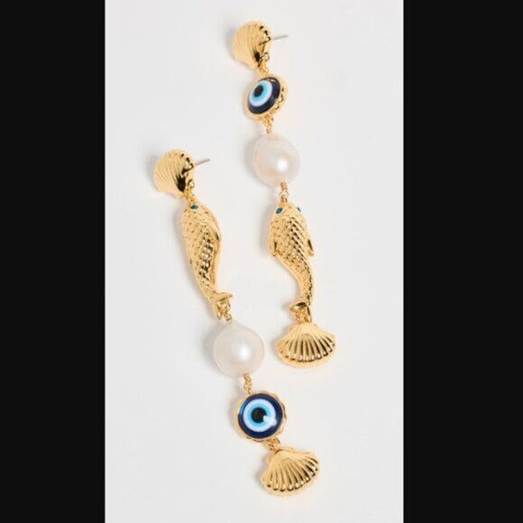 Brand New. $225 Lele Sadoughi Earrings - Picture 6 of 6